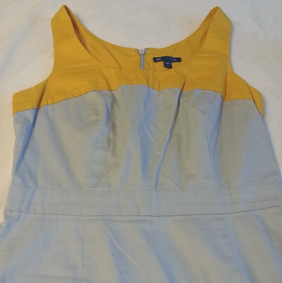 Gap grey and yellow dress - size 4 - Picture 2 of 8